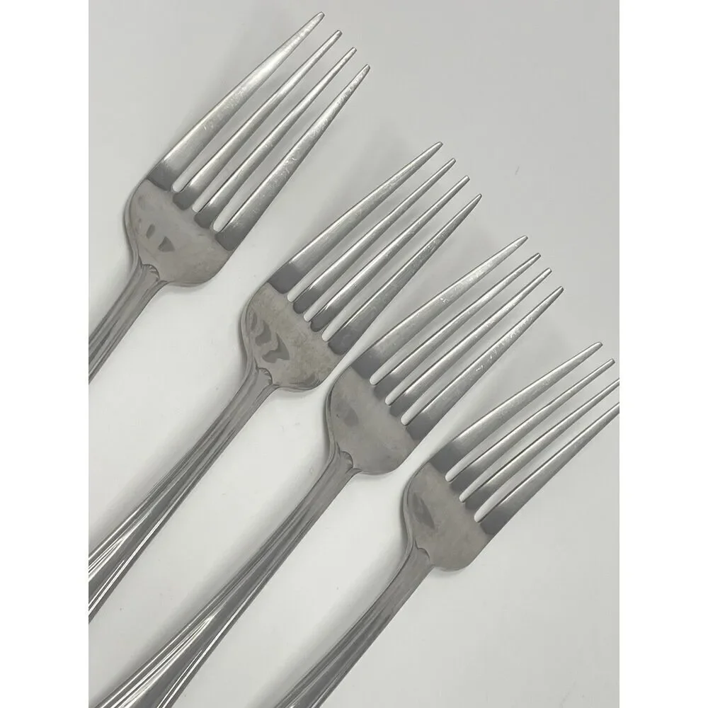 Lenox BUTLERS GOURMET Stainless Flatware 18/8 Dinner Forks 8 1/4